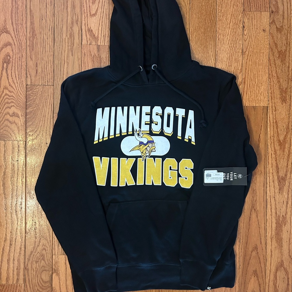 Minnesota Vikings ‘47 Brand Hoodie Size Medium NEW